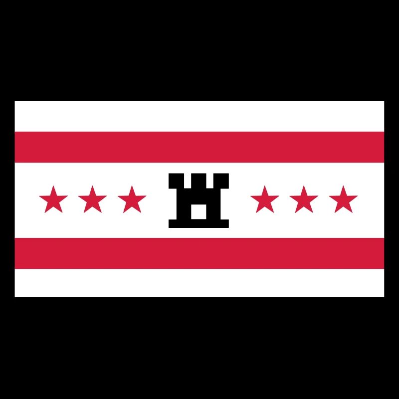 Die Flagge von Drenthe