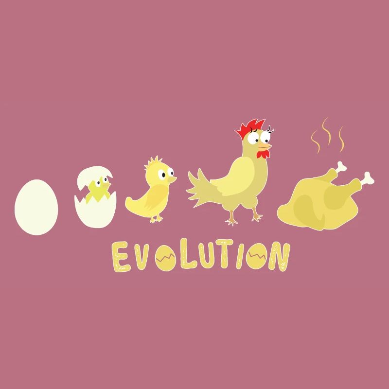 Evolution Ei Huhn Brathähnchen BBQ Barbecue