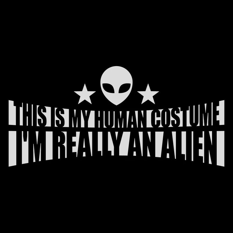 human costume alien Zitat