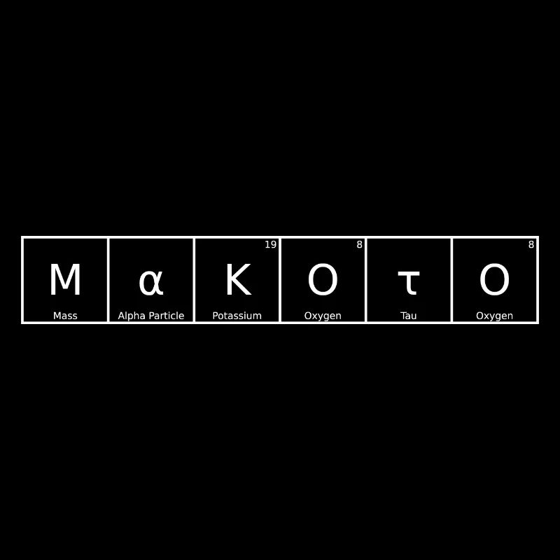 Makoto Name First Name Chemistry Periodic Table Elements