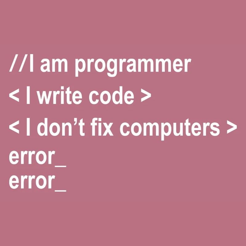 Programmer ProgrammerS Computer Scientist