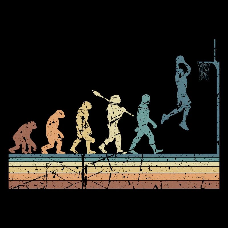 Basketball Sports Evolution for BBall Lovers Dunk