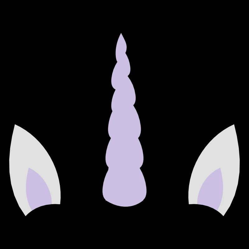 corne de licorne et oreilles