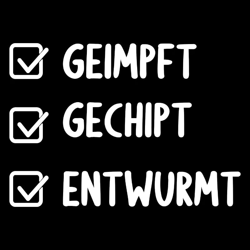 Geimpft entwurmt gechipt