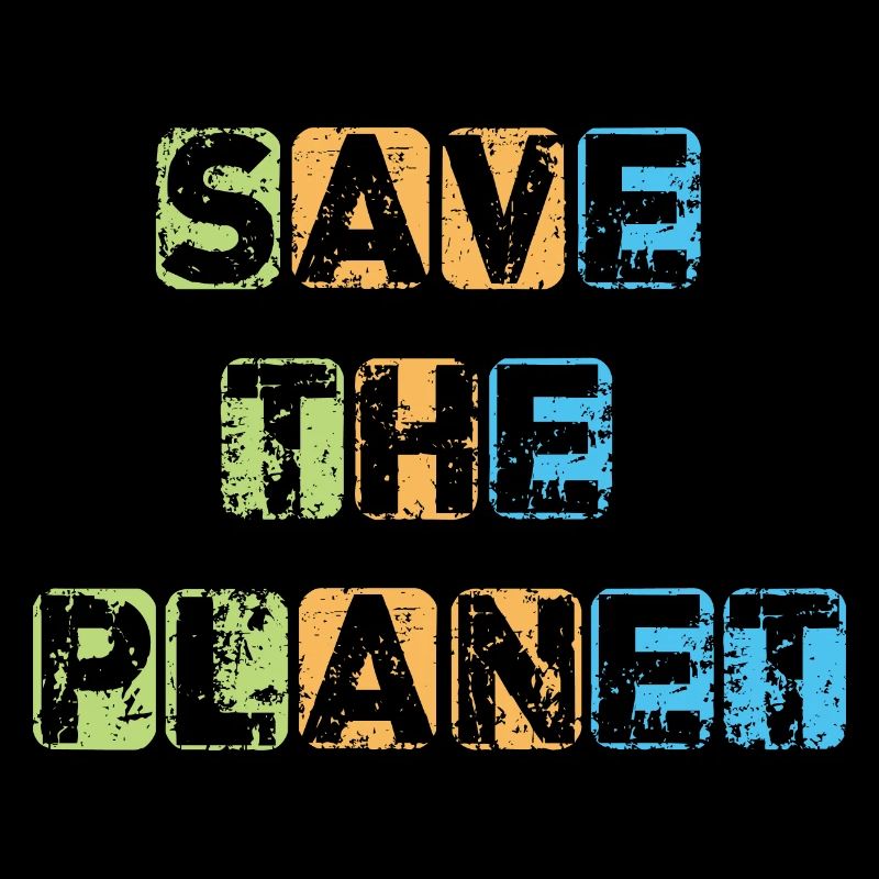 Save the planet Erde Schutz