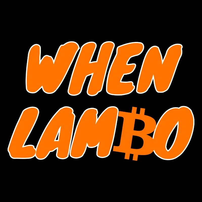 Crypto Quand Lambo BTC Bitcoin 2