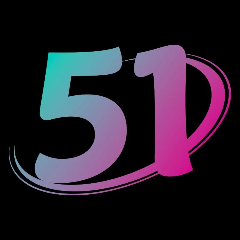 Number 51 multicolor