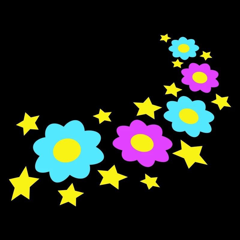 Beaucoup de fleurs colorées belle conception de motif décoratif