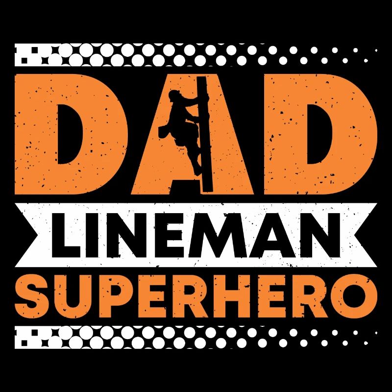 Papa Leitungsmonteur Superheld
