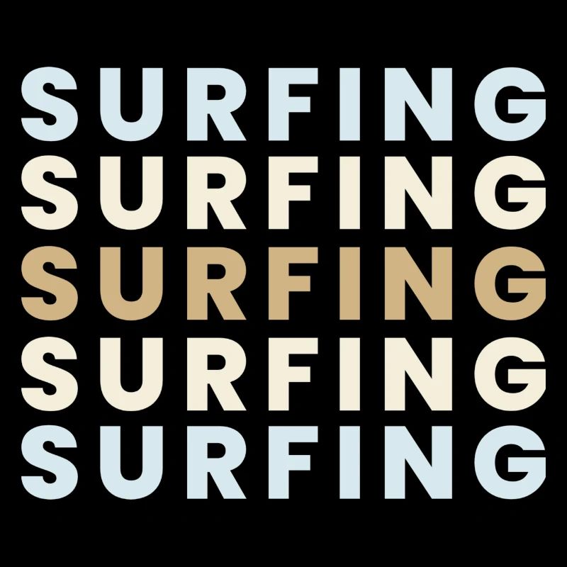 Surfing Schriftzug