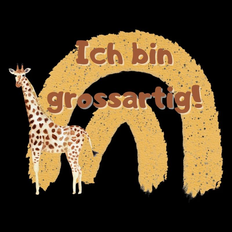 Affirmation for Children's Giraffe Self-Confidence