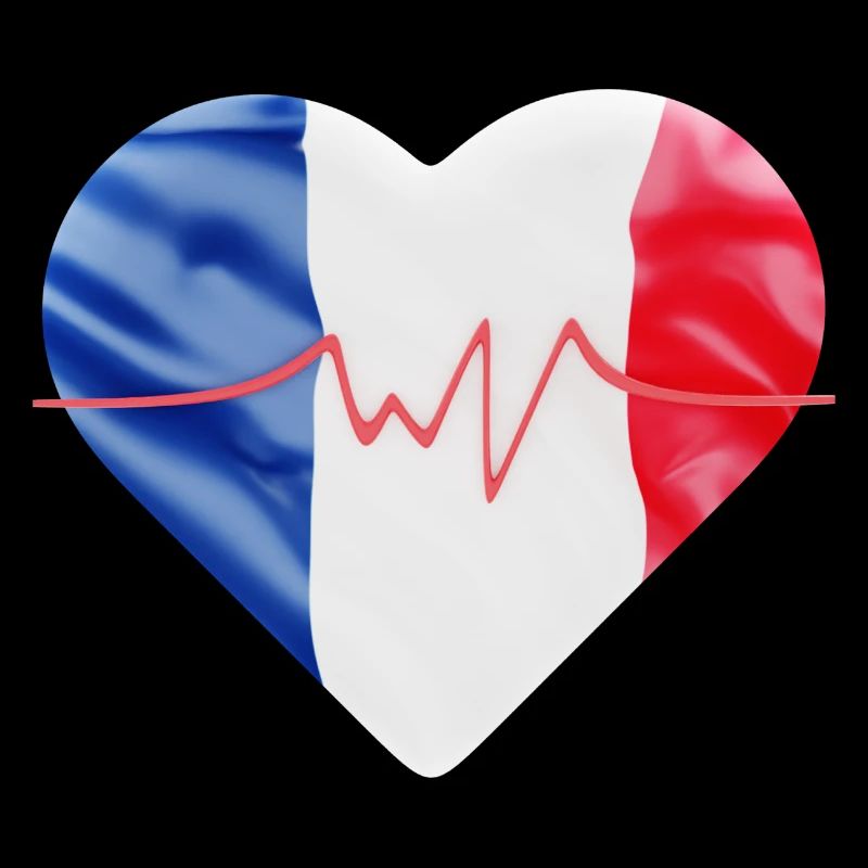 French flag - blue, white, red