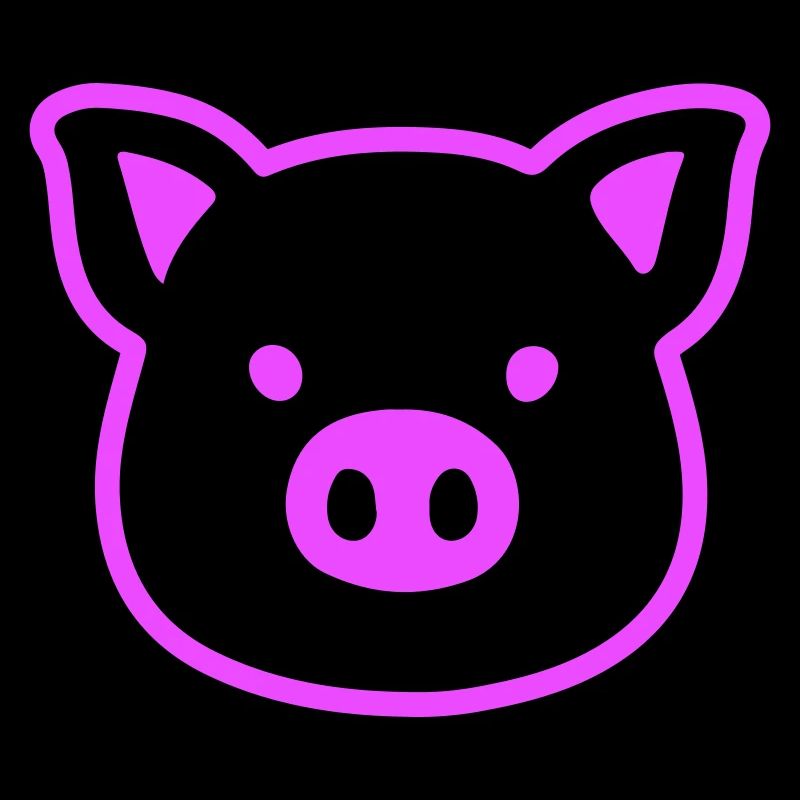 Schwein Kopf Sau