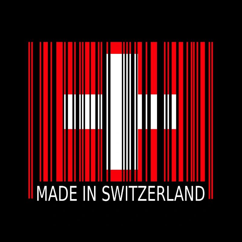 Suisse Switzerland Code à barres Made in