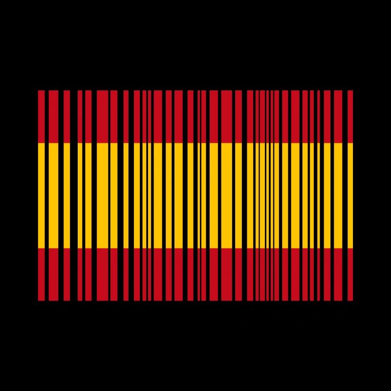 Spain Scan Nationalfahne Spanien