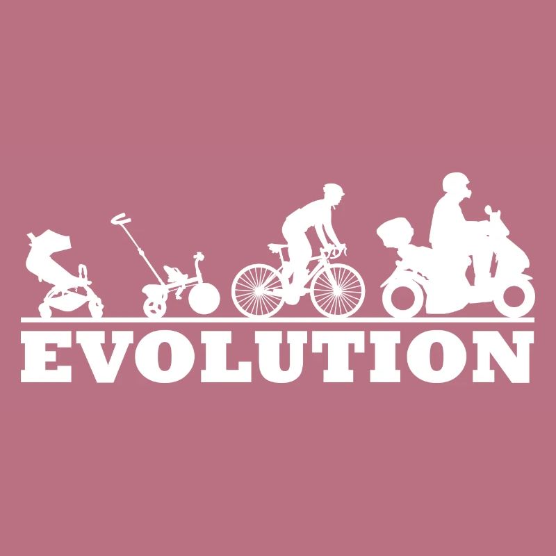 Motorroller Rollerfahrer - Evolution