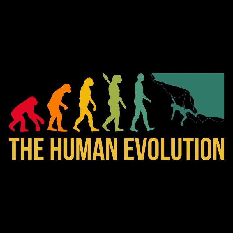 Evolution Graphic Climbing Climber Bouldering Boul