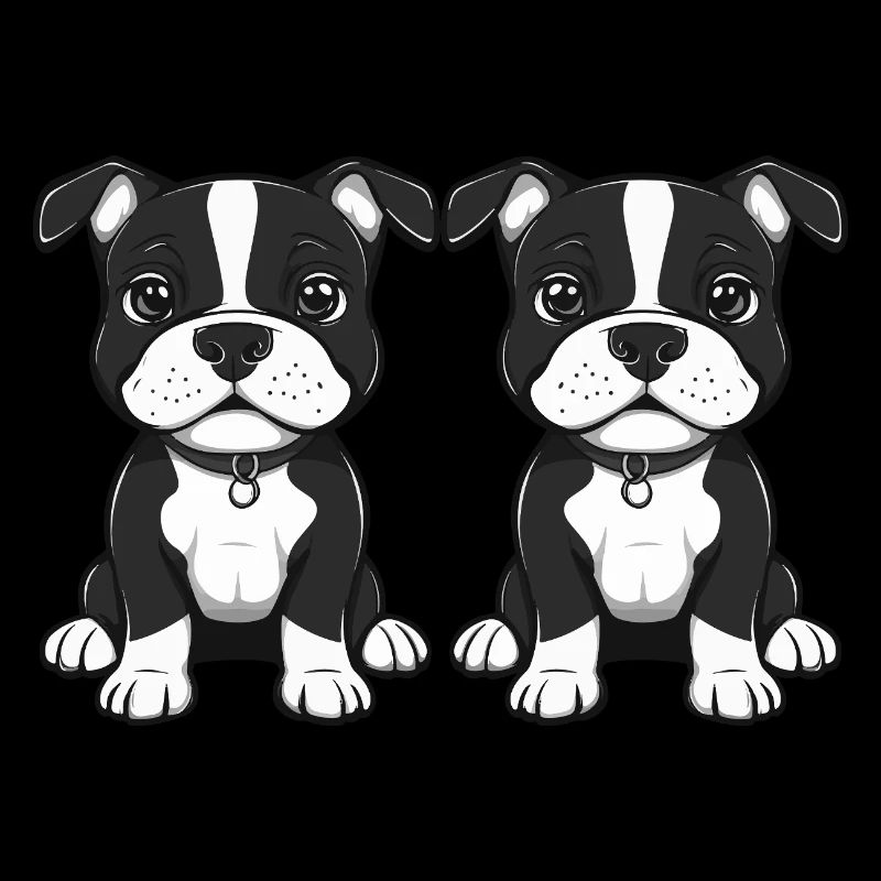 Pit Terrier Dog Comic