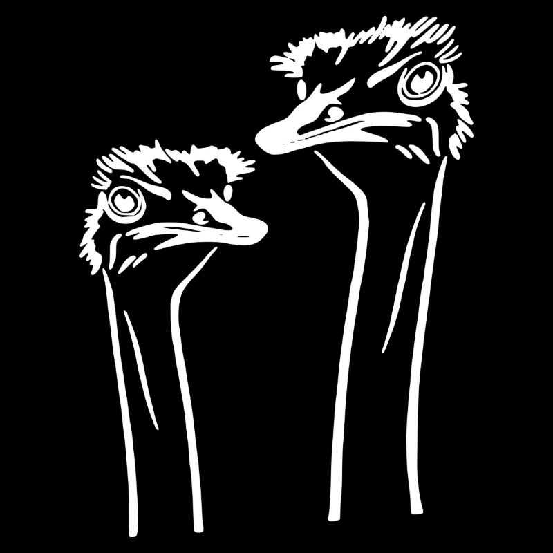 Deux strausses