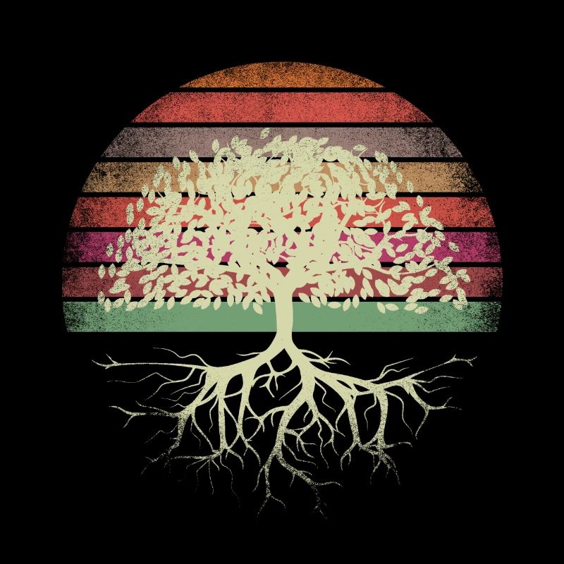 Vintage alter Baum des Lebens
