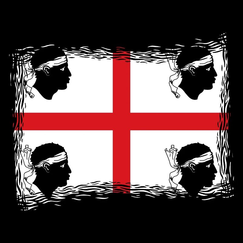 Sardinia Flag Sardinian Flag Sardegna Flag