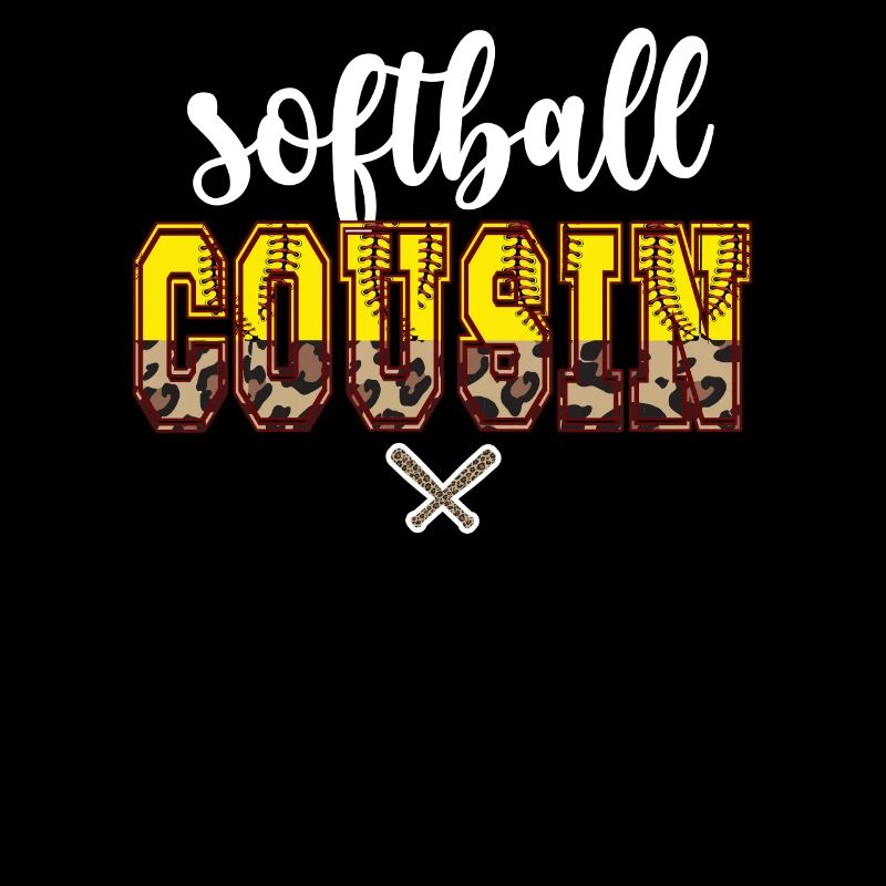 Stolzer Softball-Cousin Eines Softballspielers