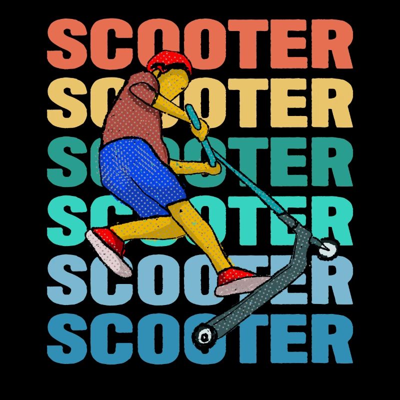 Scooter coloré