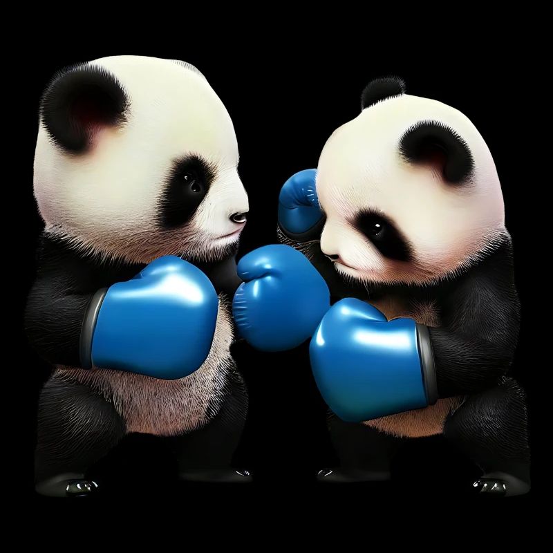 Fighting Panda Bears