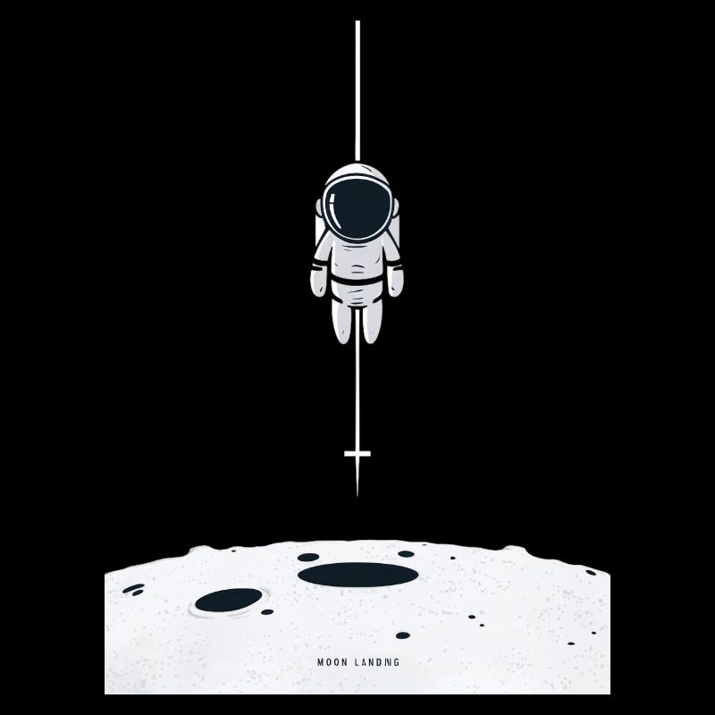 Exploration des astronautes de l’alunissage