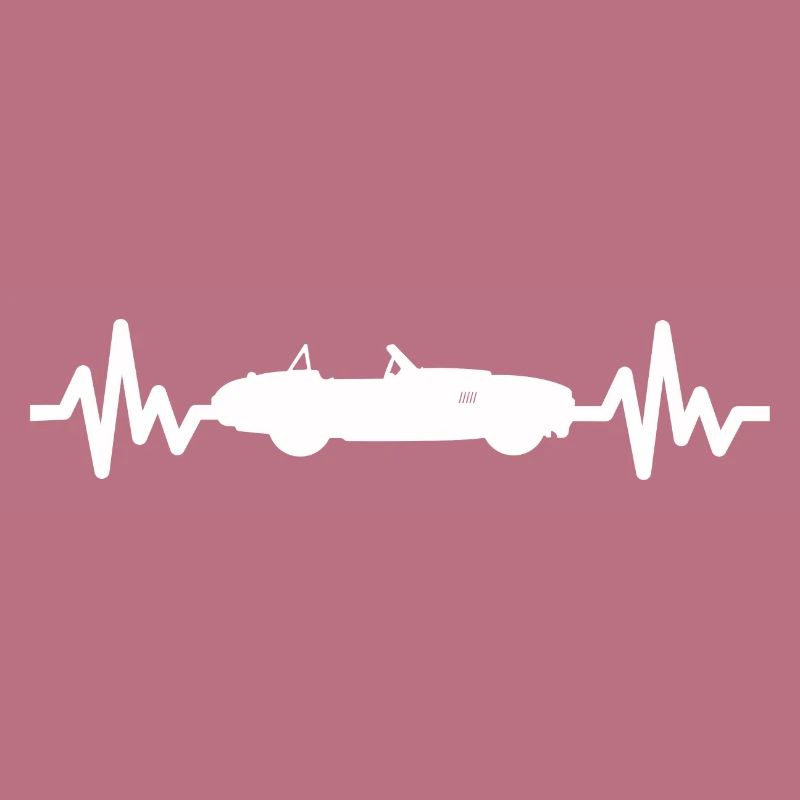 Cabrio Oldtimer Auto Herzschlag Style