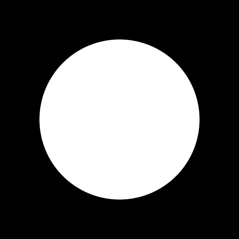 Cercle blanc