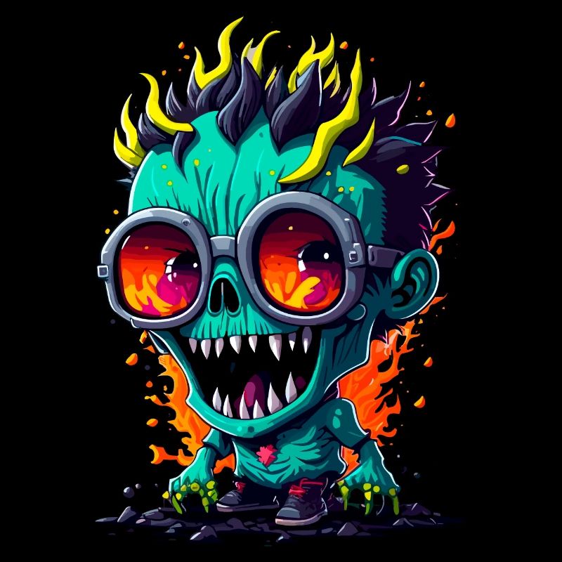 Bunter cooler Zombie