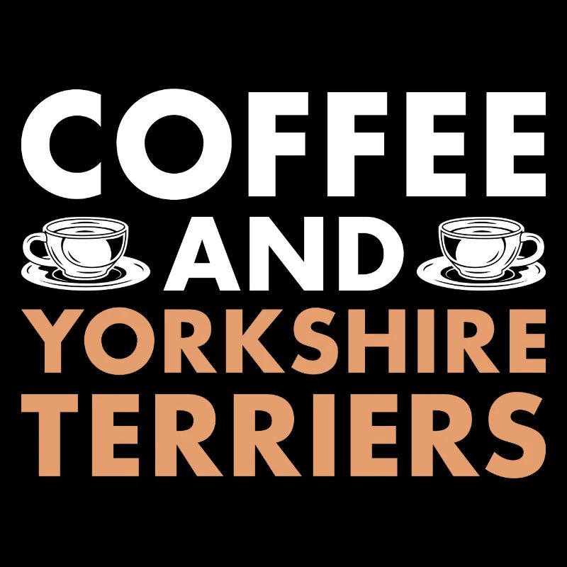 Coffee And Yorkshire Terrier