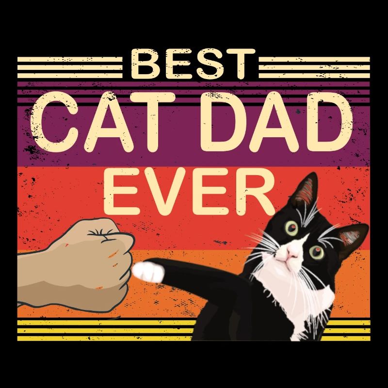 ChatPapa Cat Papa Père chat Chat Motif de chat