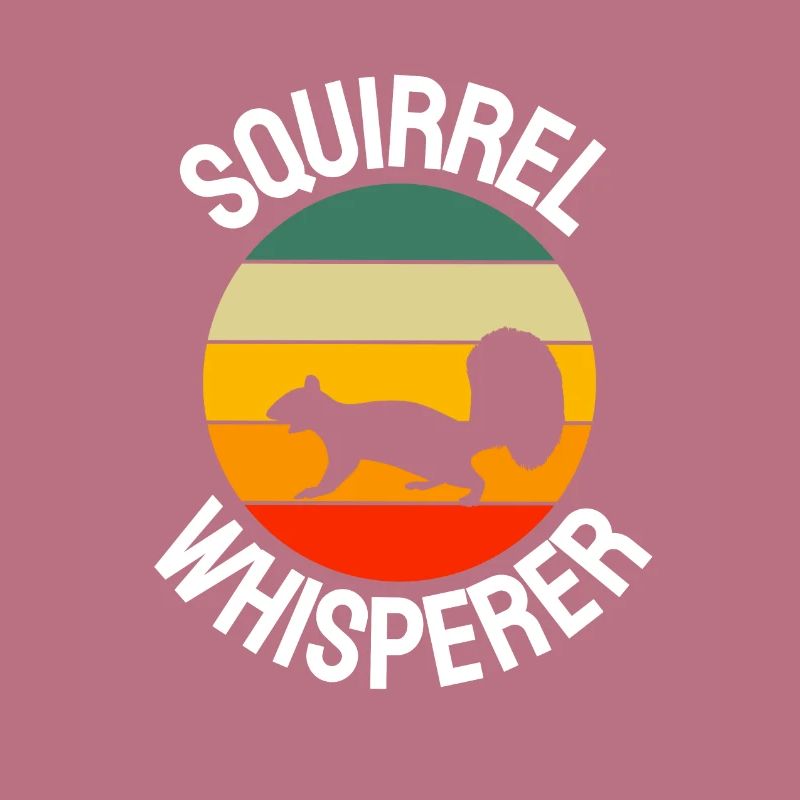 Retro Eichhörnchen Flüsterer