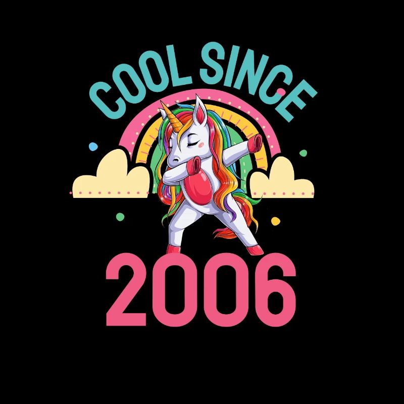Cool seit 2006 Dabbing Einhorn 16. Geburtstag