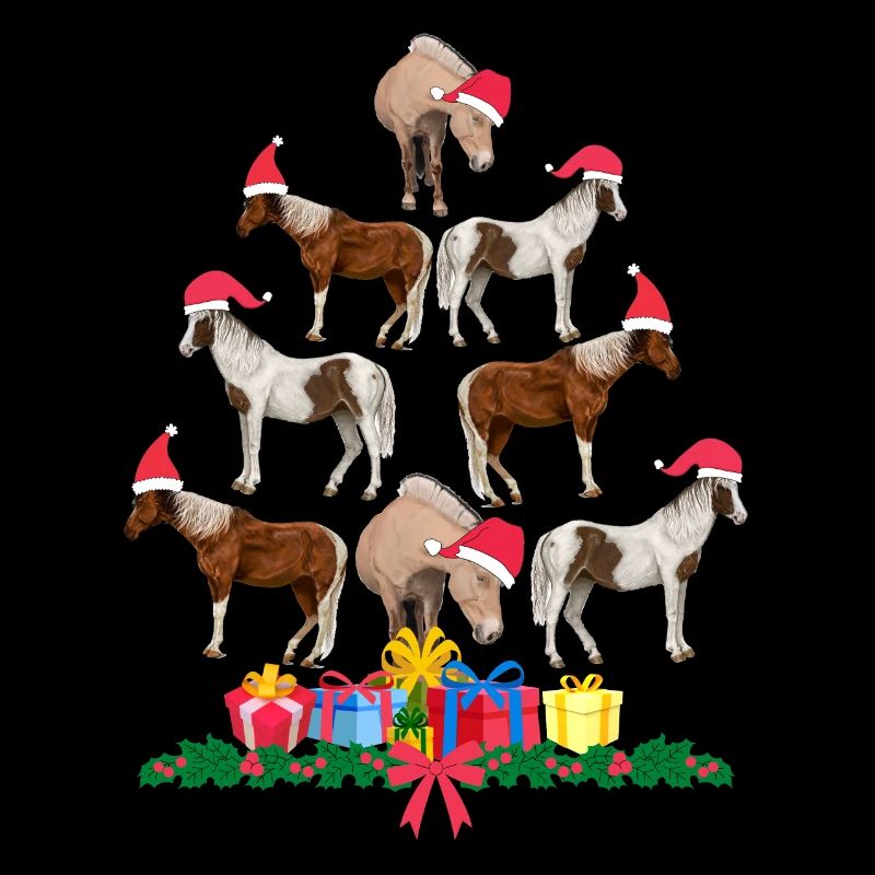 Pferd zu Weihnachten. Weihnachtsgeschenk
