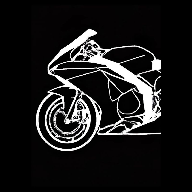 Umriss Motorrad