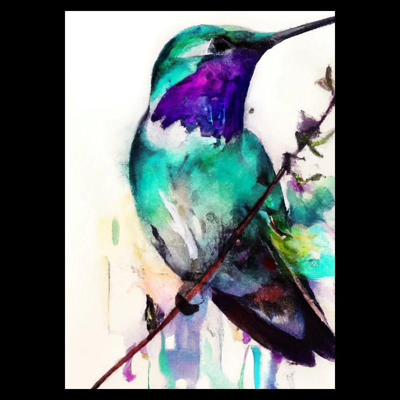 Bunter Vogel