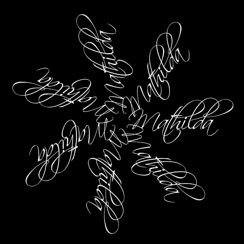 Mathilda Name Mandala