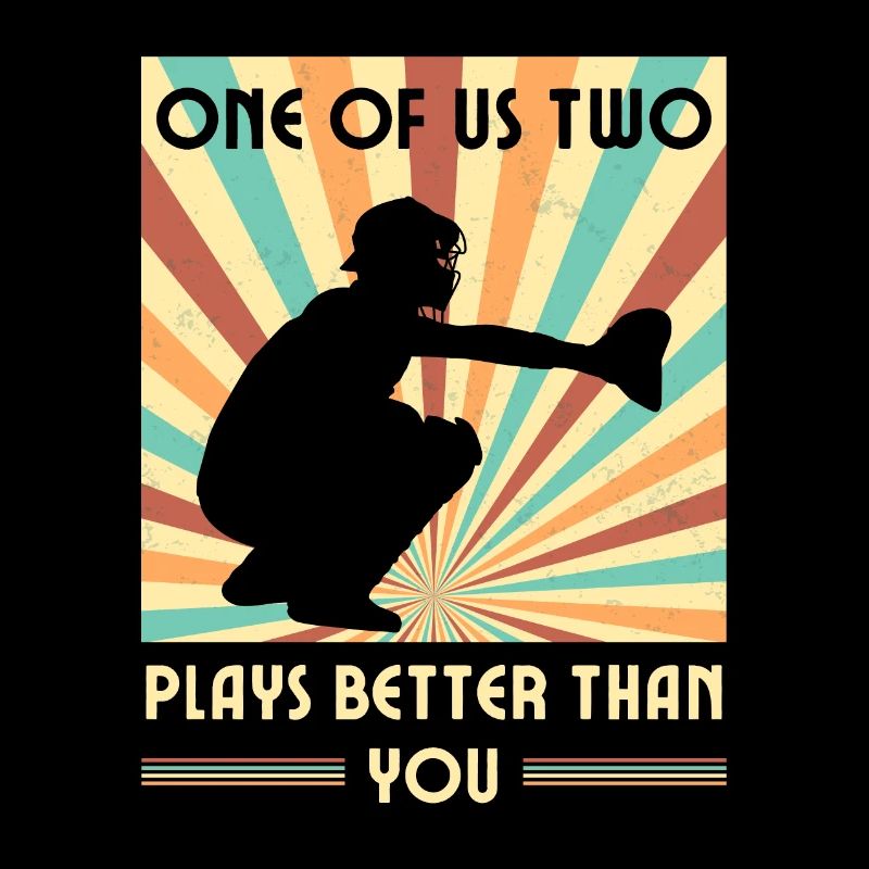 Einer Von Uns Beiden Spielt Besser Baseball
