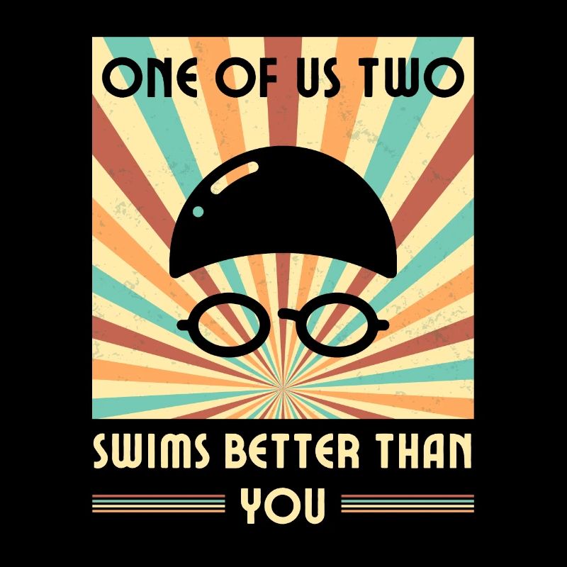 Einer Von Uns Beiden Schwimmt Besser Als Du