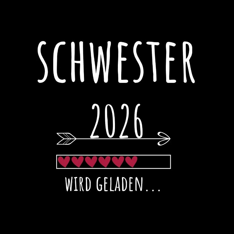 Schwester 2026 Geschenk Schwangerschaft