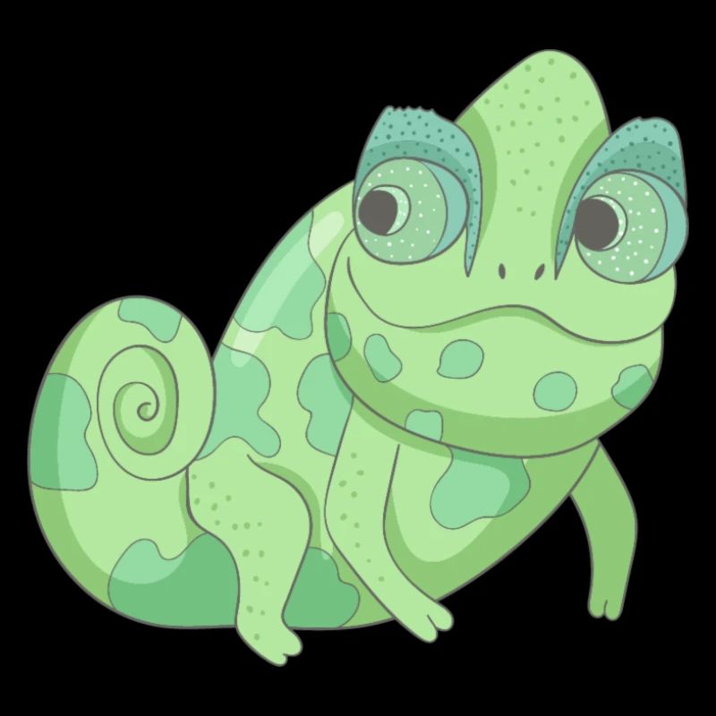Chaméléon vert