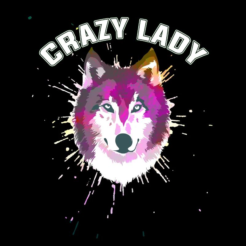 Crazy wolfs lady