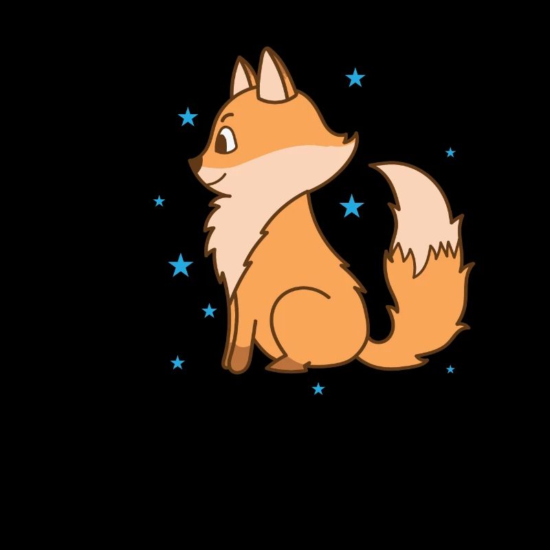 Fox is attentive Wild animal Red fox