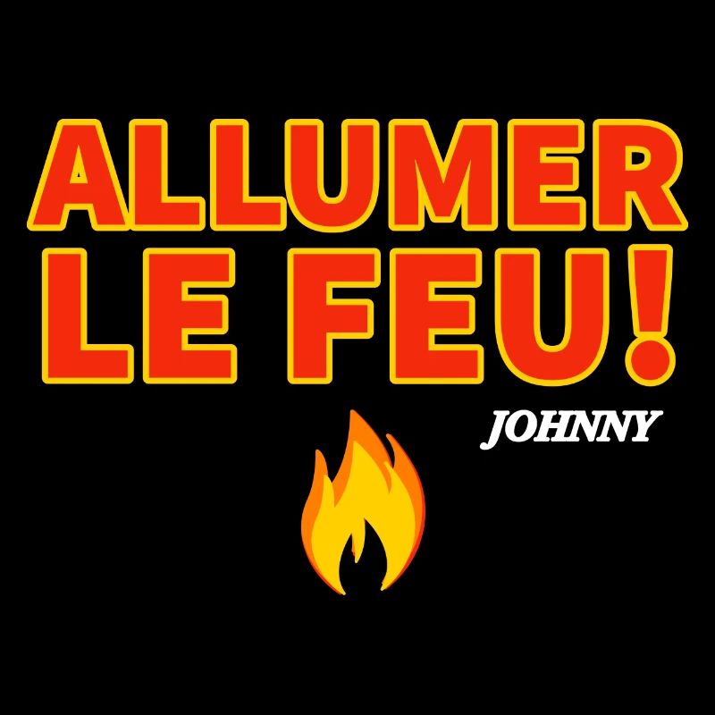 Allumer le feu. Fan de Johnny Hallyday