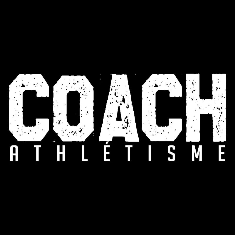 Coach Athlétisme. entraineur d'athlétisme. coach.