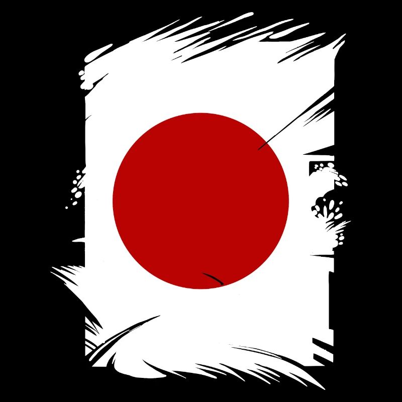 Drapeau du Japon utilisé Look Nihon Drapeau japonais