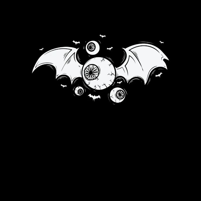 Gothic fliegendes Auge Horror Grusel